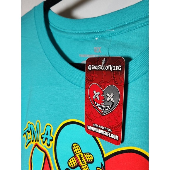 BAWS T-SHIRT Size 2X Lover Not A Fighter Match Kobe 8 Venice Shoes NWT Authentic - Picture 5 of 5